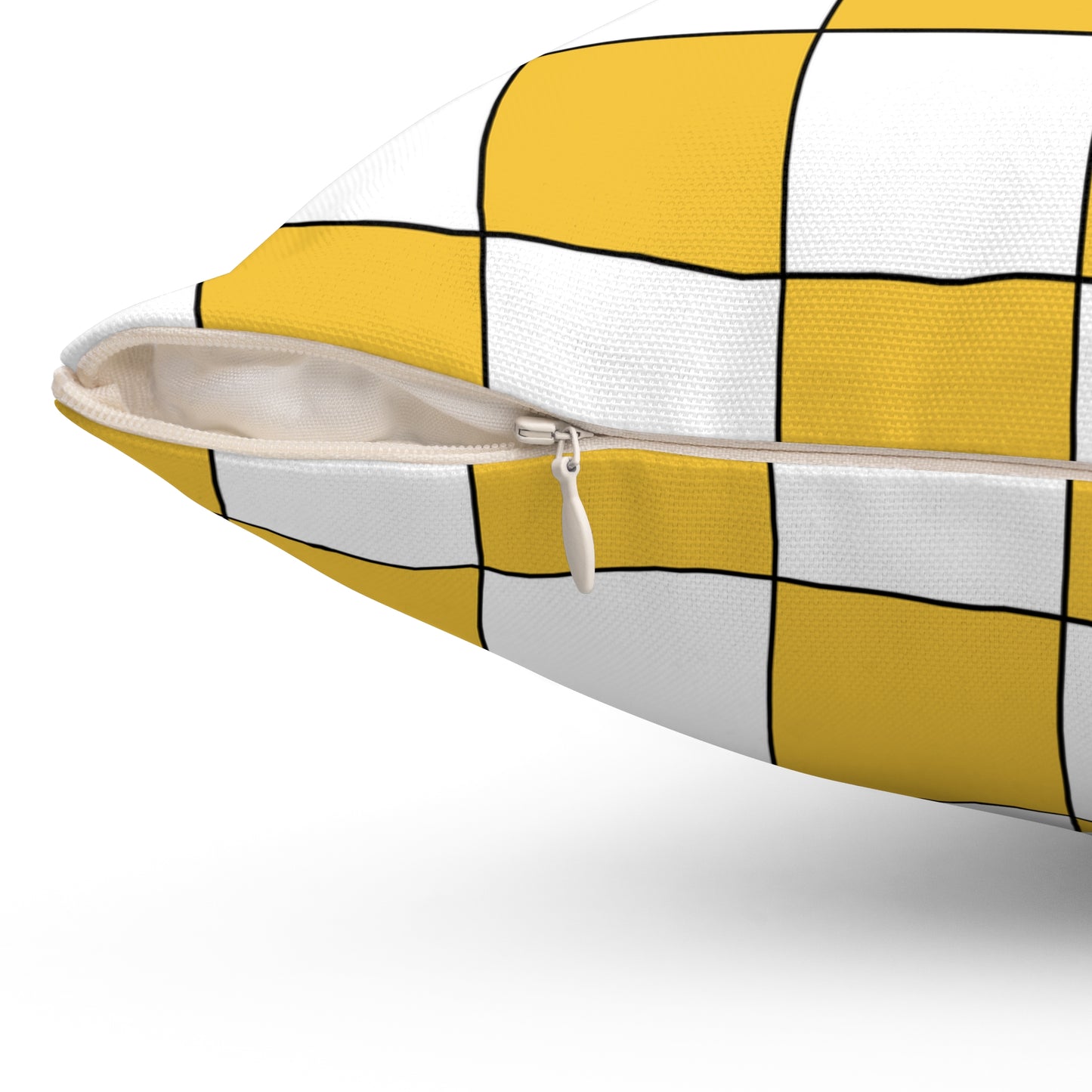 United States Virgin Islands Retro Check Cushion Pillow