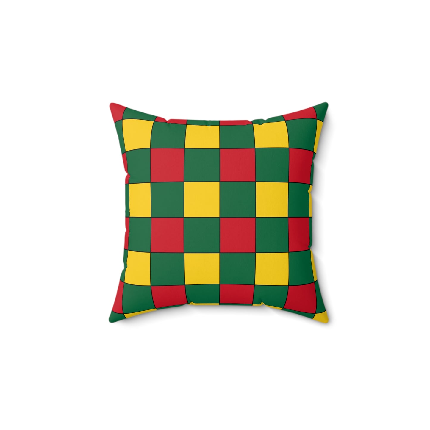 Ghana Retro Check Cushion Pillow