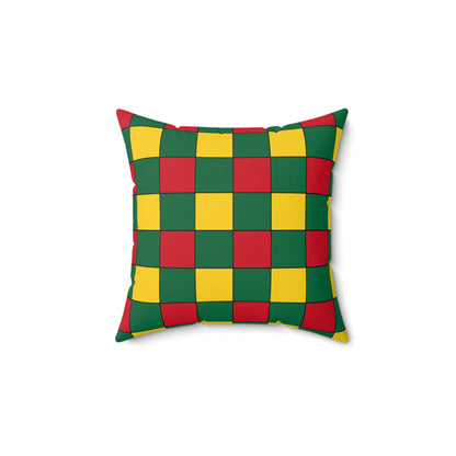 Ghana Retro Check Cushion Pillow