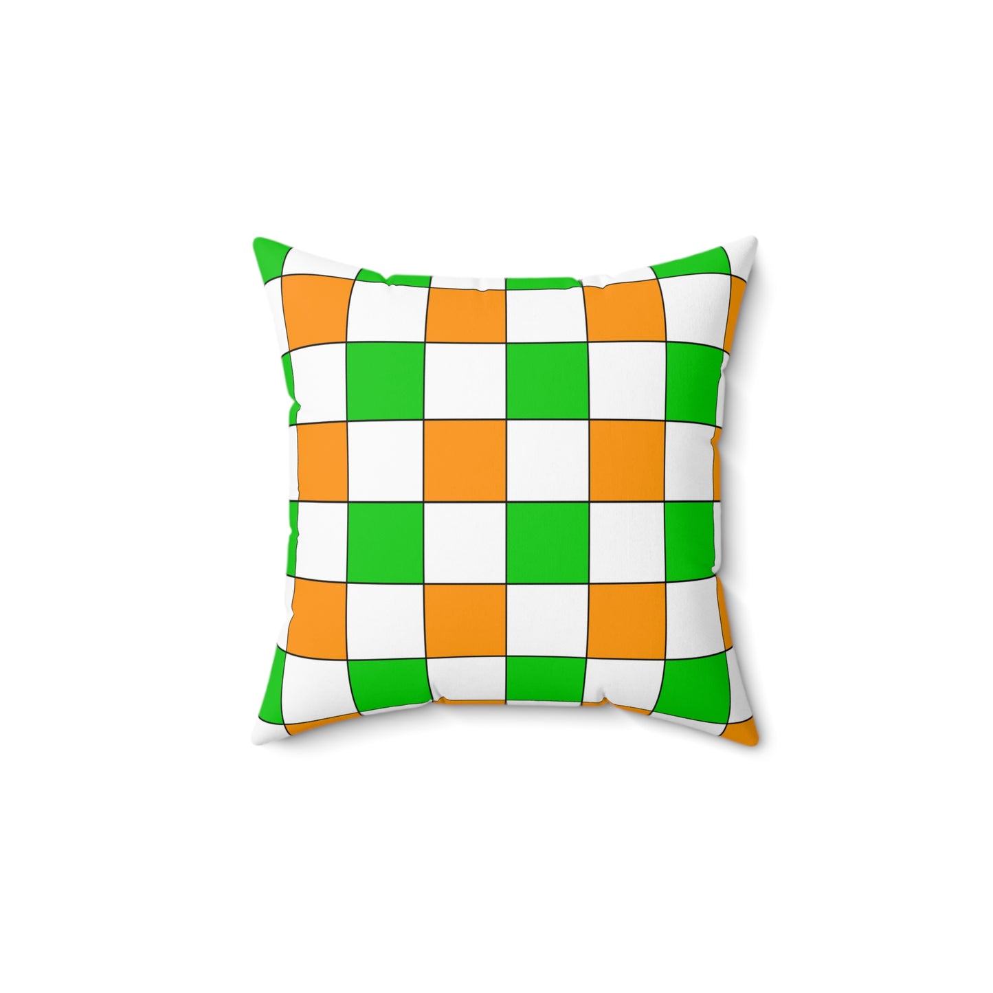 Cote Divoire Retro Check Cushion Pillow