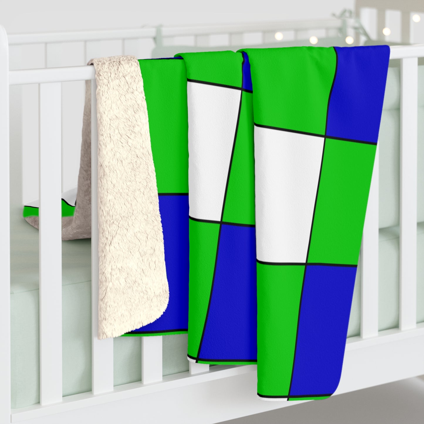 Sierra Leone Retro Check Blanket Throw