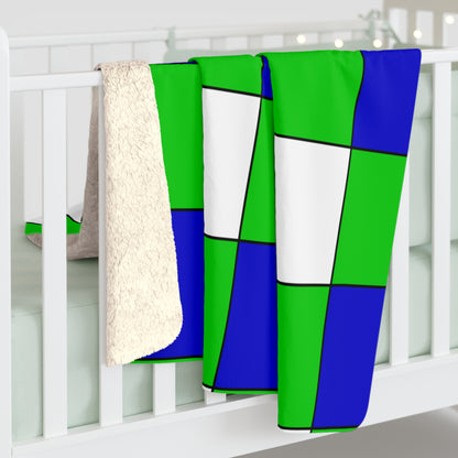 Sierra Leone Retro Check Blanket Throw