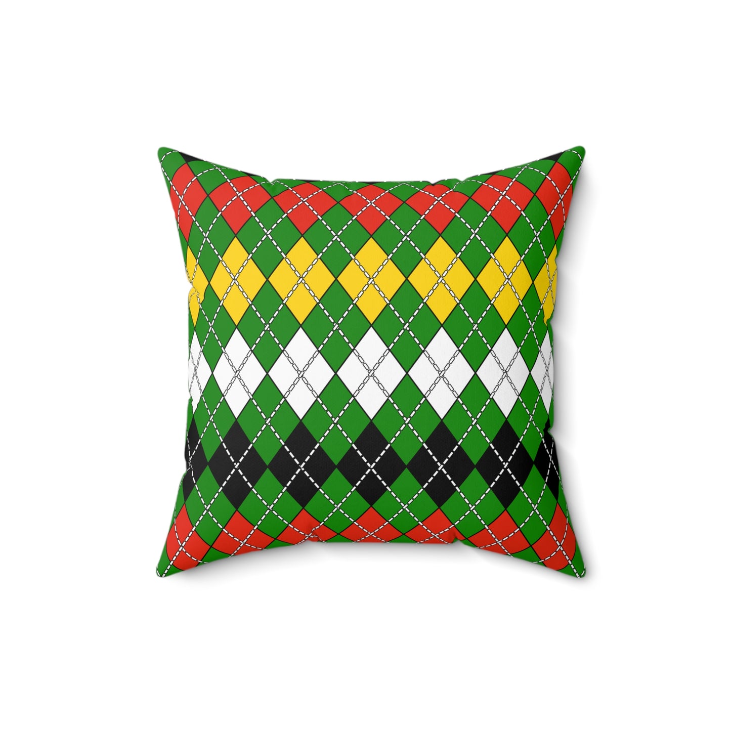 Dominica Retro Argyle Cushion Pillow