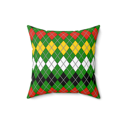 Dominica Retro Argyle Cushion Pillow