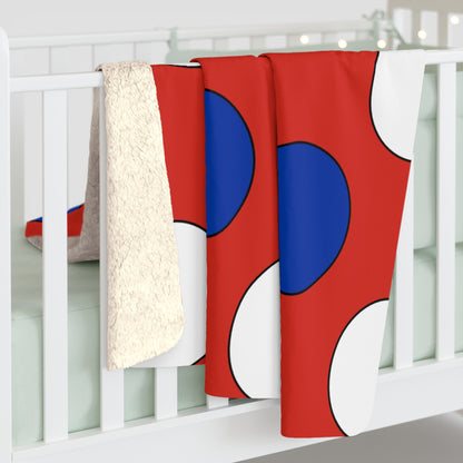 Chile Retro Polka Dots Blanket Throw