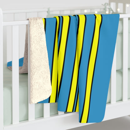 Aruba Retro Stripes Blanket Throw