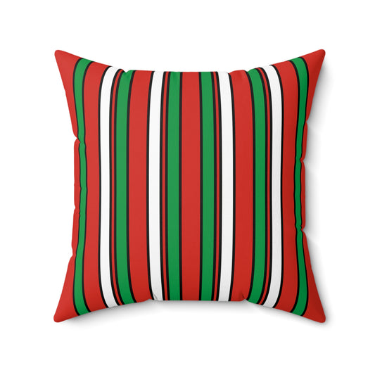 Pais Vasco Retro Stripes Cushion Pillow