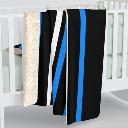 Estonia Retro Stripes Blanket Throw