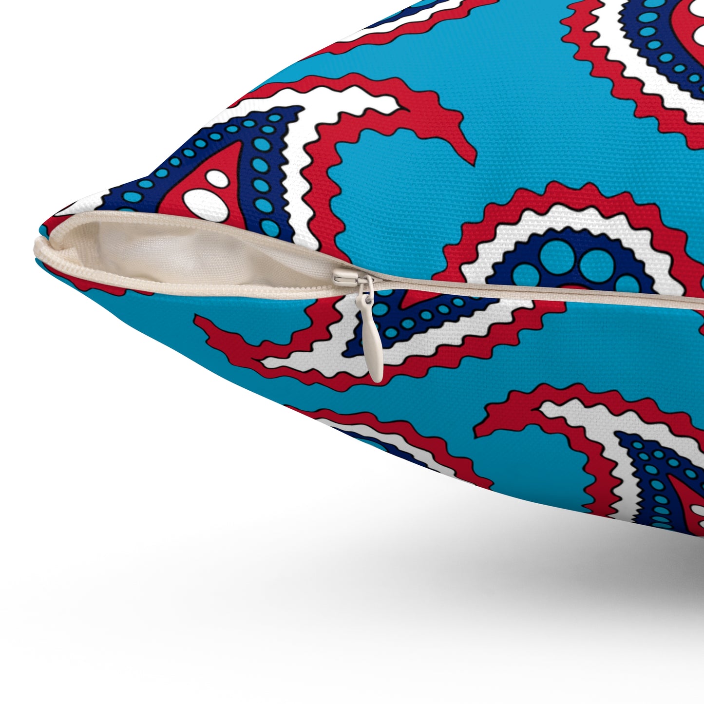 Tuvalu Retro Paisley Cushion Pillow