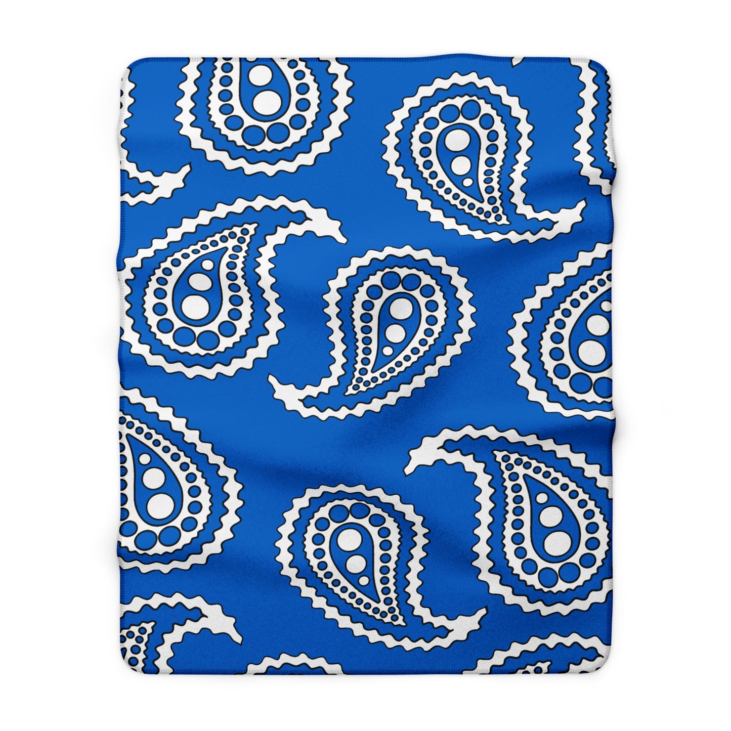 Nicaragua Retro Paisley Blanket Throw