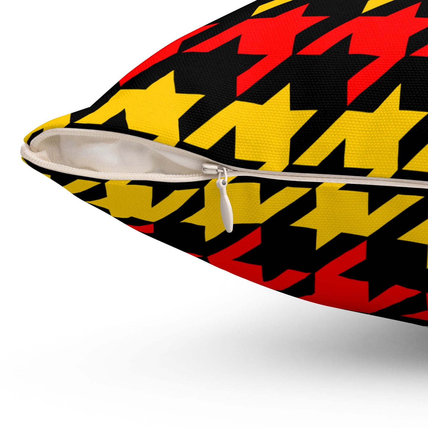 Papua New Guinea Retro Houndstooth Cushion Pillow