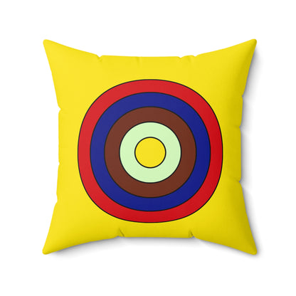Ecuador Retro Target Cushion Pillow