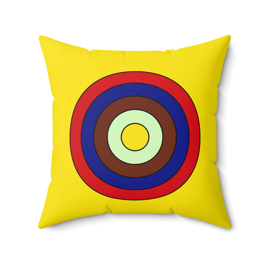 Ecuador Retro Target Cushion Pillow