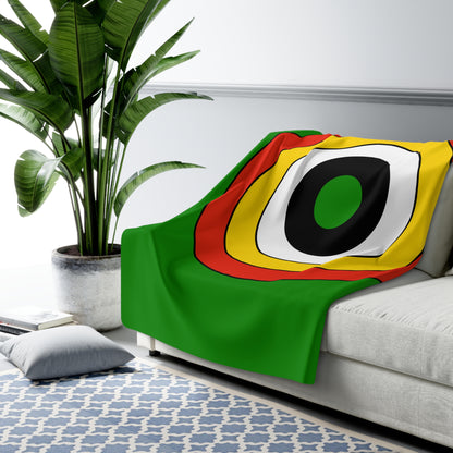 Dominica Retro Target Blanket Throw