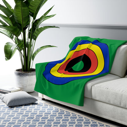 New Caledonia Retro Target Blanket Throw