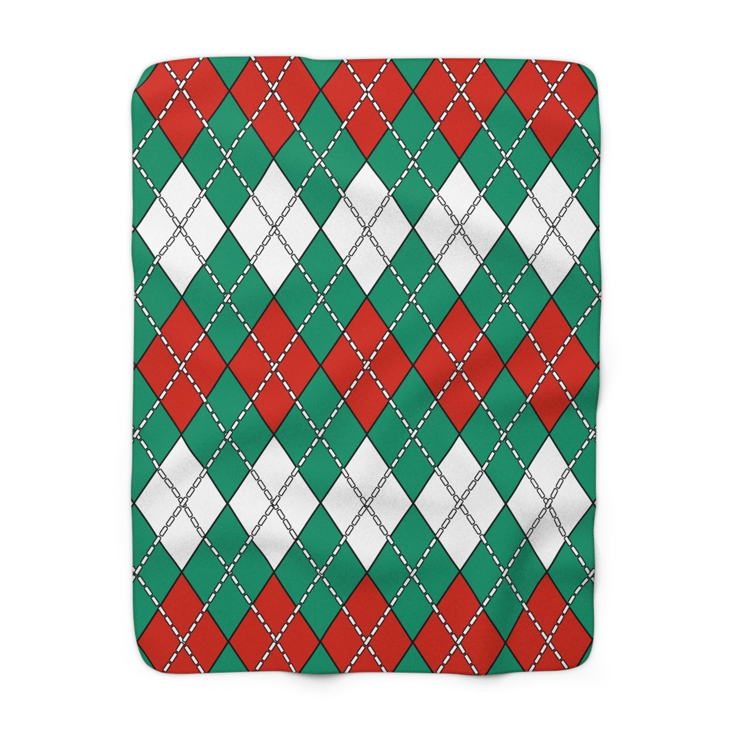 Bulgaria Retro Argyle Blanket Throw