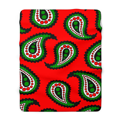 Jordan Retro Paisley Blanket Throw