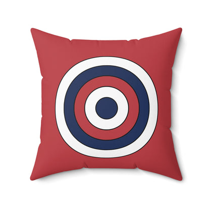 United States Minor Outlying Islands Retro Target Cushion Pillow