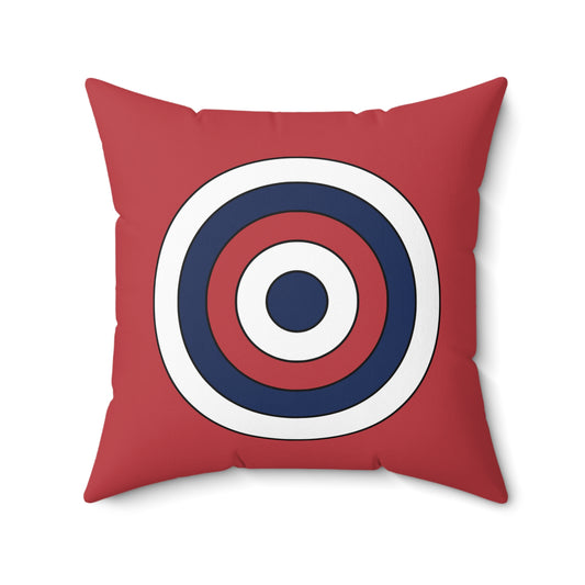 United States Minor Outlying Islands Retro Target Cushion Pillow