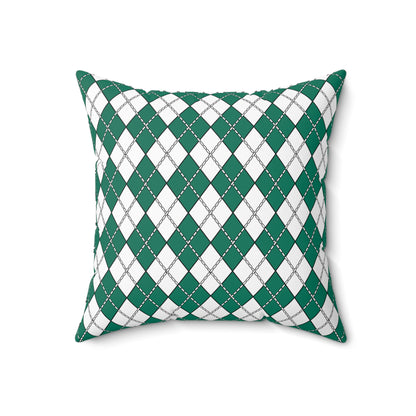 Macao Retro Argyle Cushion Pillow
