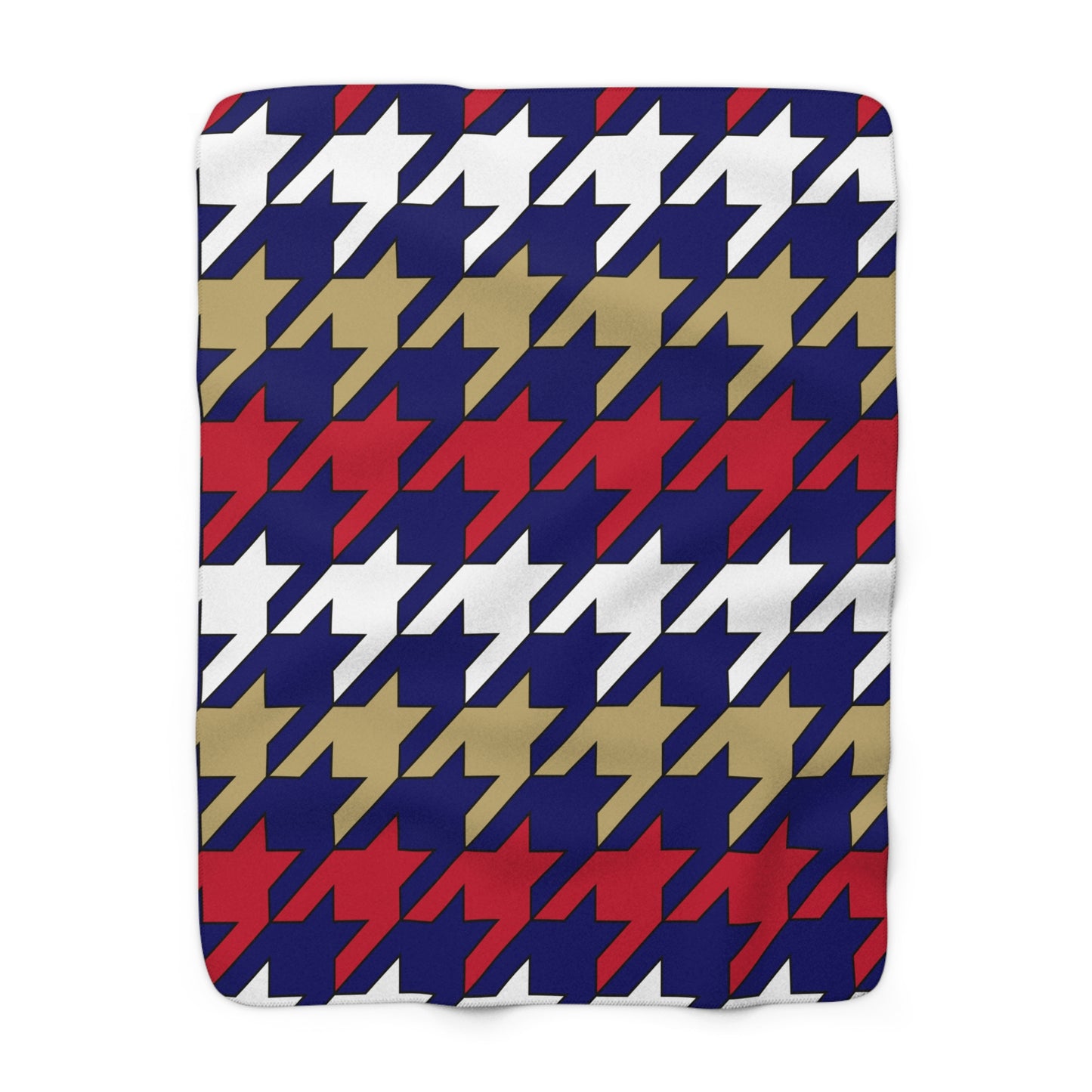 Saint Helena Retro Houndstooth Blanket Throw