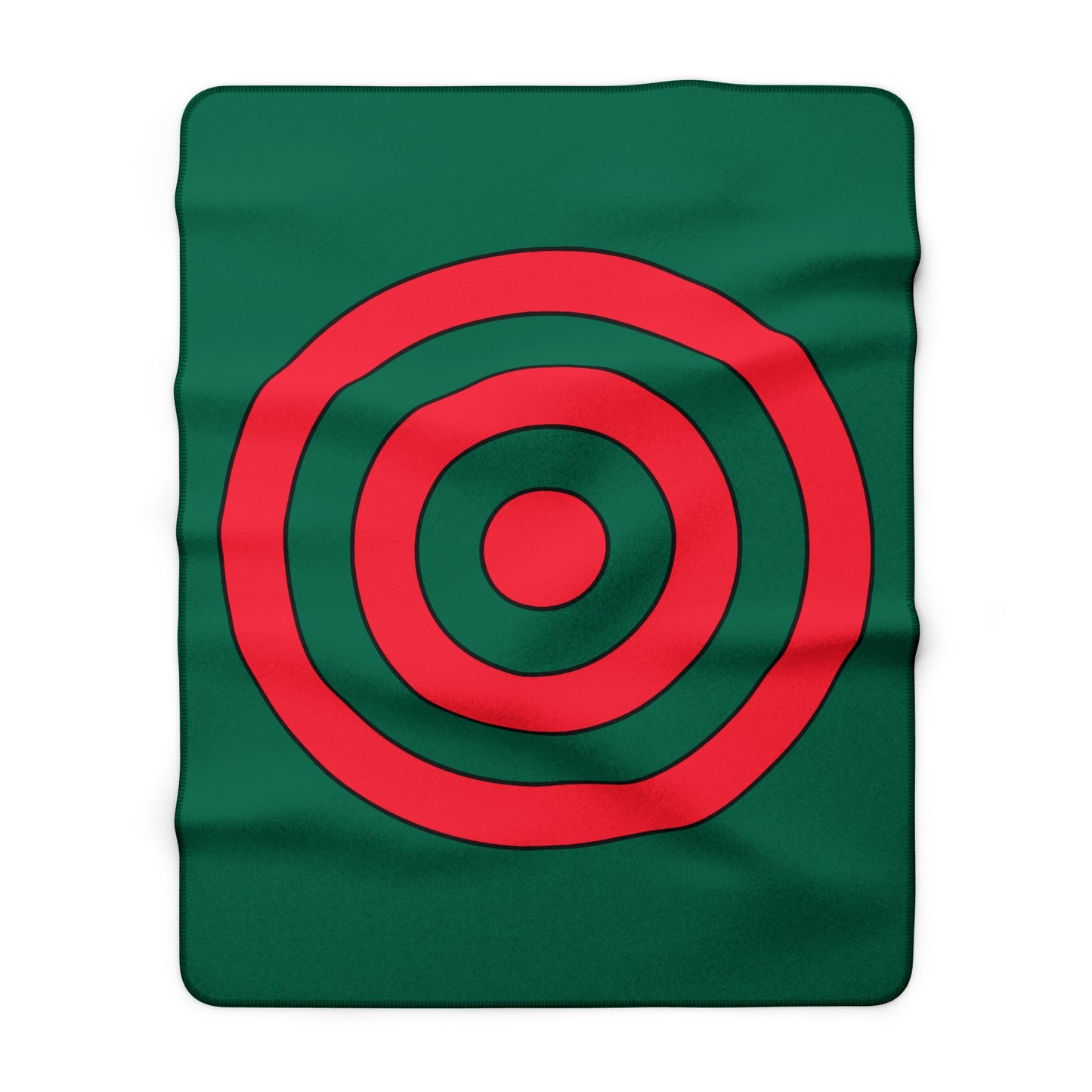 Bangladesh Retro Target Blanket Throw