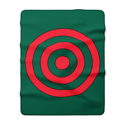 Bangladesh Retro Target Blanket Throw