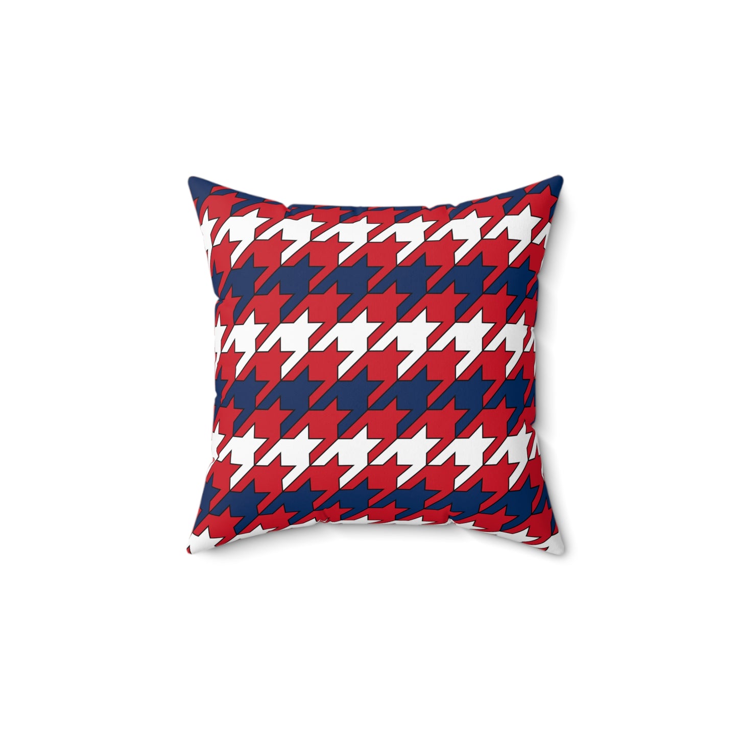 Dominican Republic Retro Houndstooth Cushion Pillow