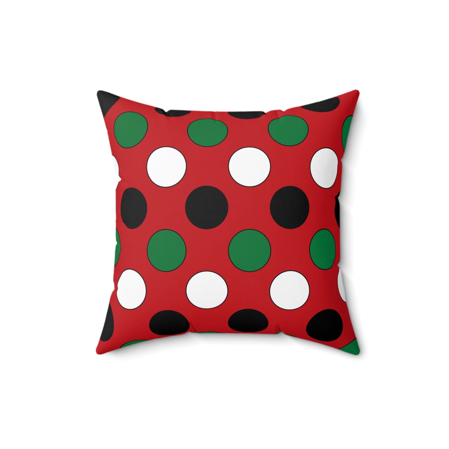 Western Sahara Retro Polka Dots Cushion Pillow