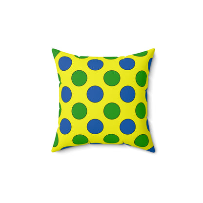 Saint Vincent And The Grenadines Retro Polka Dots Cushion Pillow