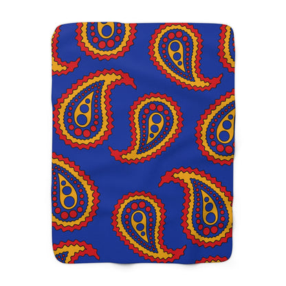 Armenia Retro Paisley Blanket Throw