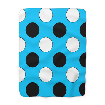 Botswana Retro Polka Dots Blanket Throw