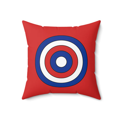 Bouvet Island Retro Target Cushion Pillow