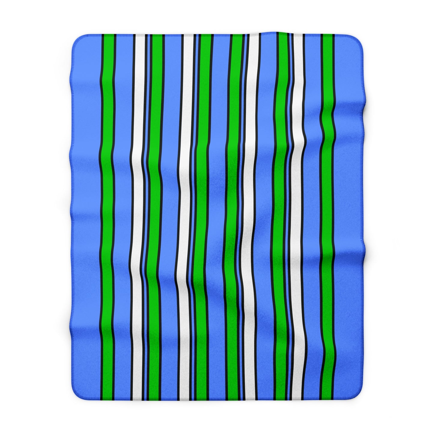 Djibouti Retro Stripes Blanket Throw