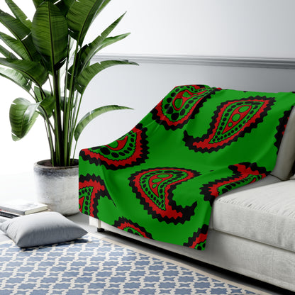 Afghanistan Retro Paisley Blanket Throw