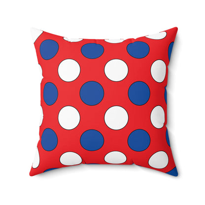 Slovakia Retro Polka Dots Cushion Pillow