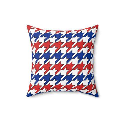 Faroe Islands Retro Houndstooth Cushion Pillow
