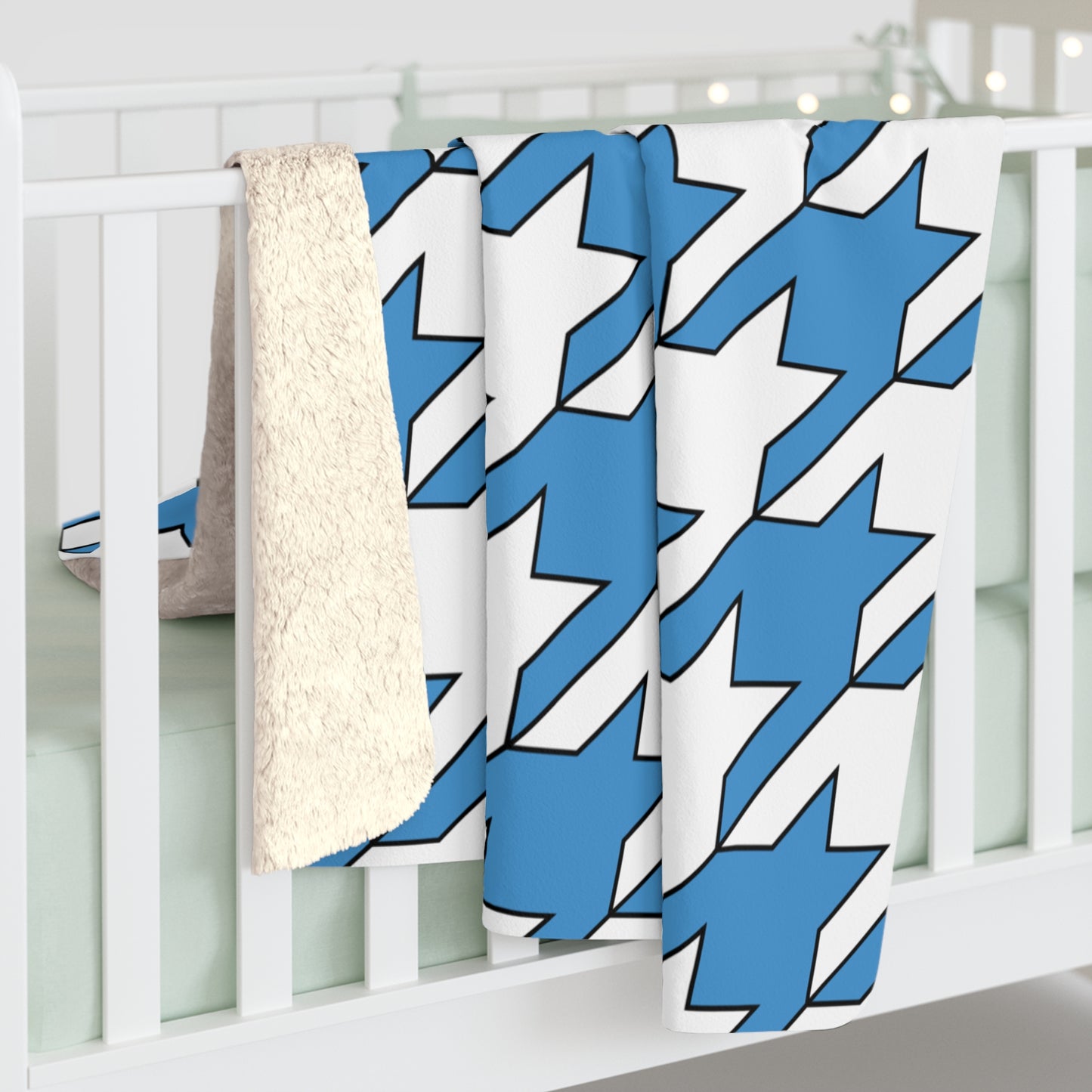 Guatemala Retro Houndstooth Blanket Throw