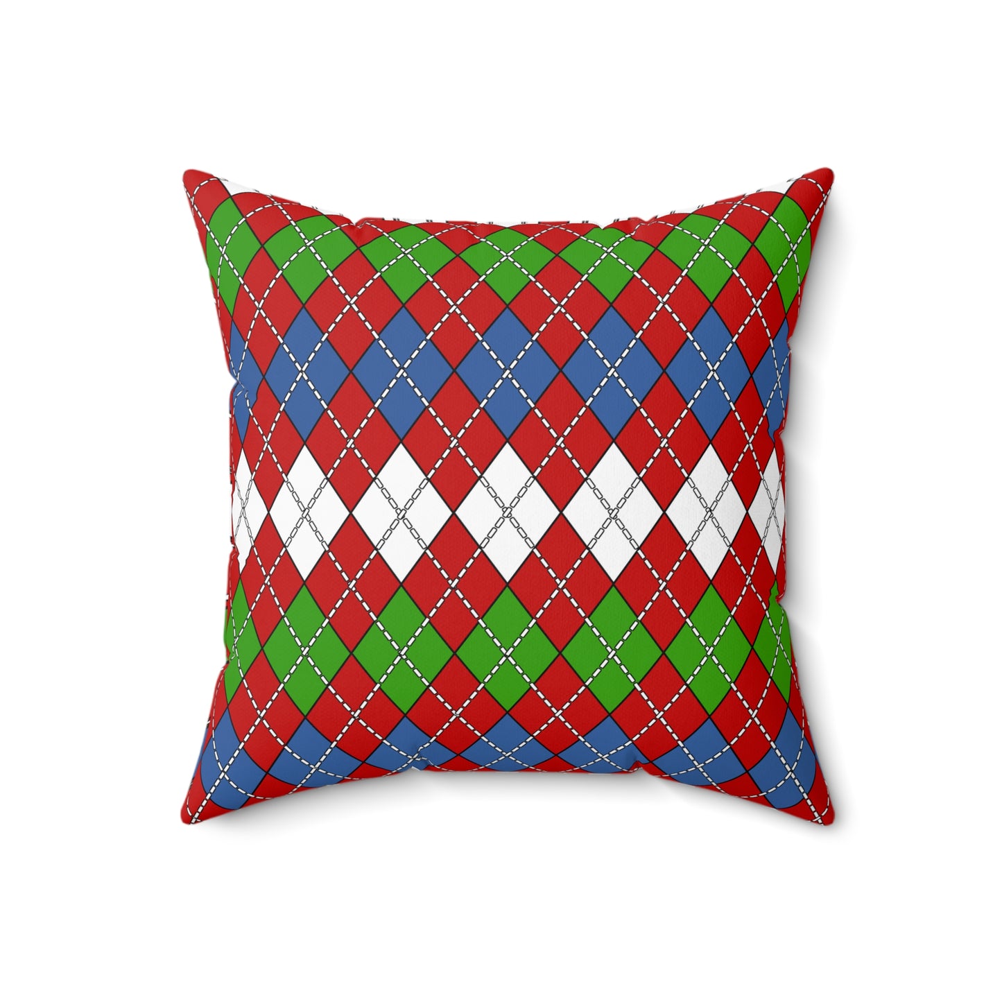 Namibia Retro Argyle Cushion Pillow