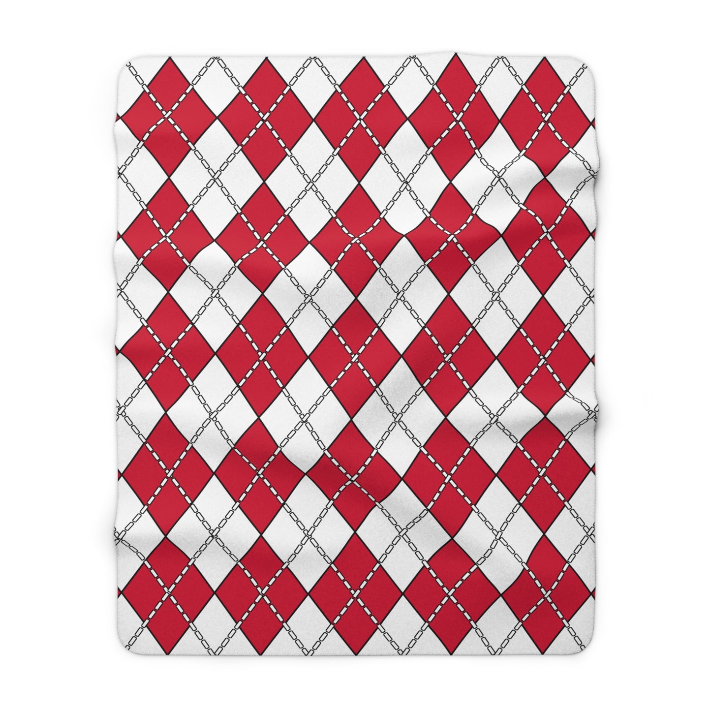 Greenland Retro Argyle Blanket Throw
