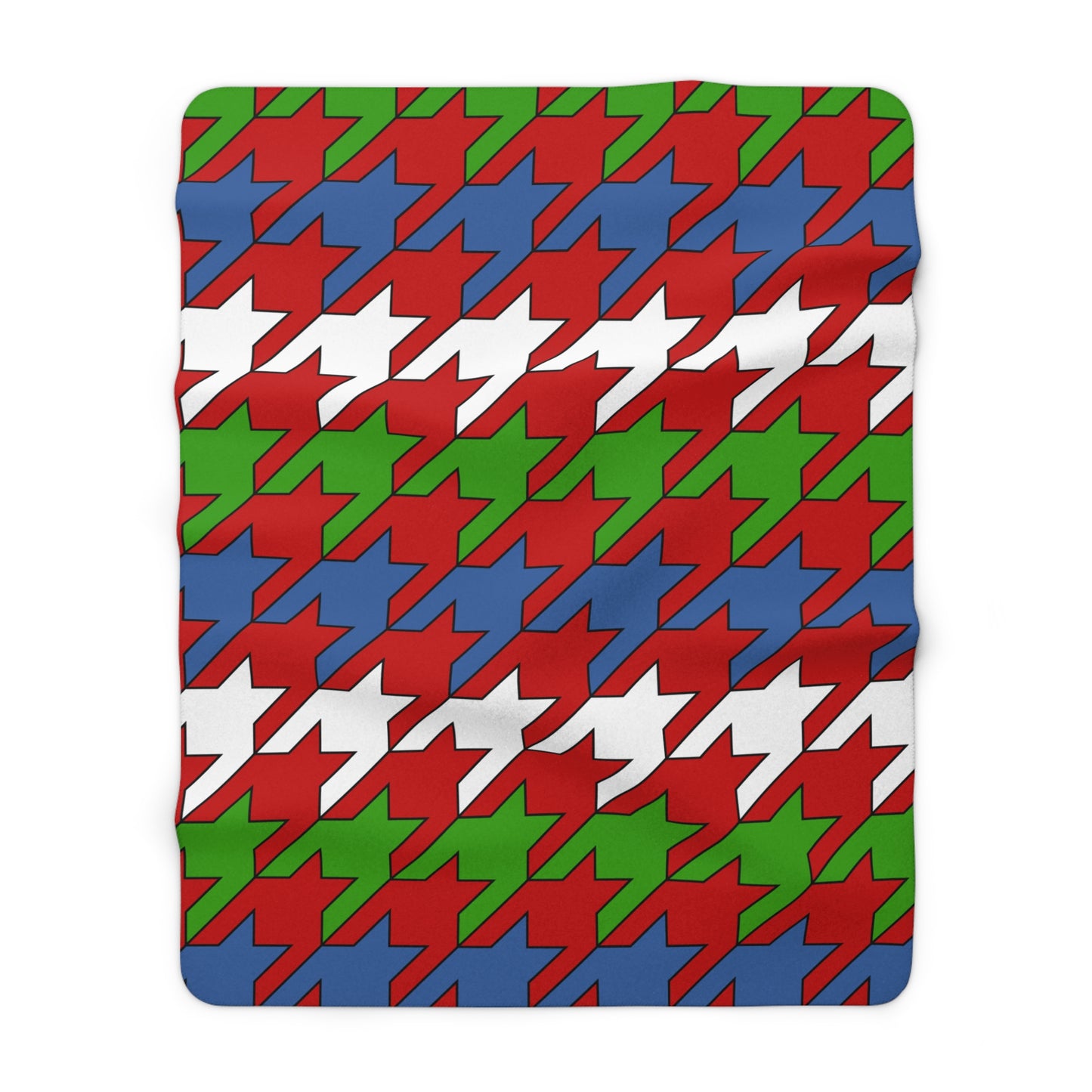 Namibia Retro Houndstooth Blanket Throw