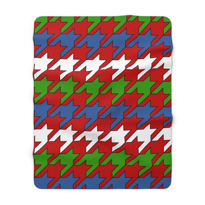 Namibia Retro Houndstooth Blanket Throw