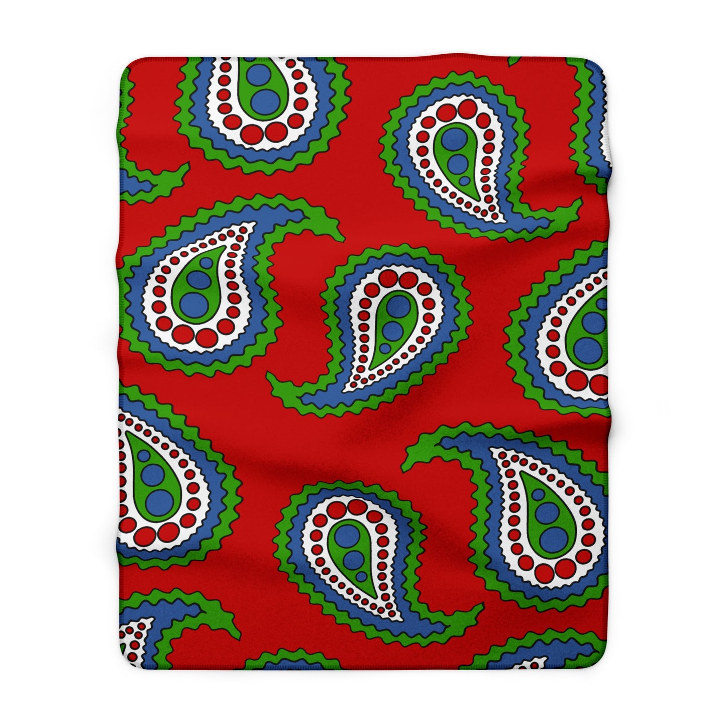 Namibia Retro Paisley Blanket Throw