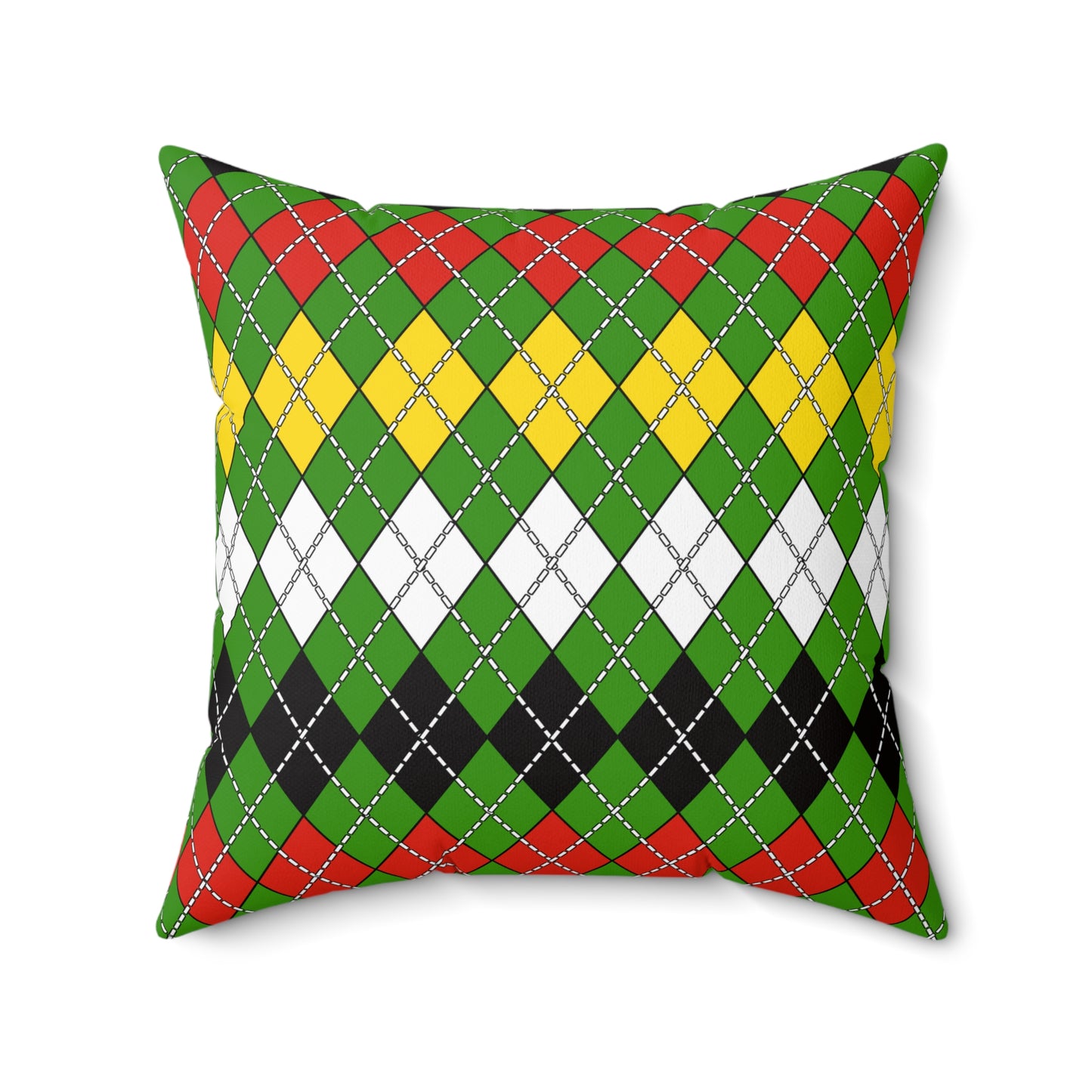 Guyana Retro Argyle Cushion Pillow