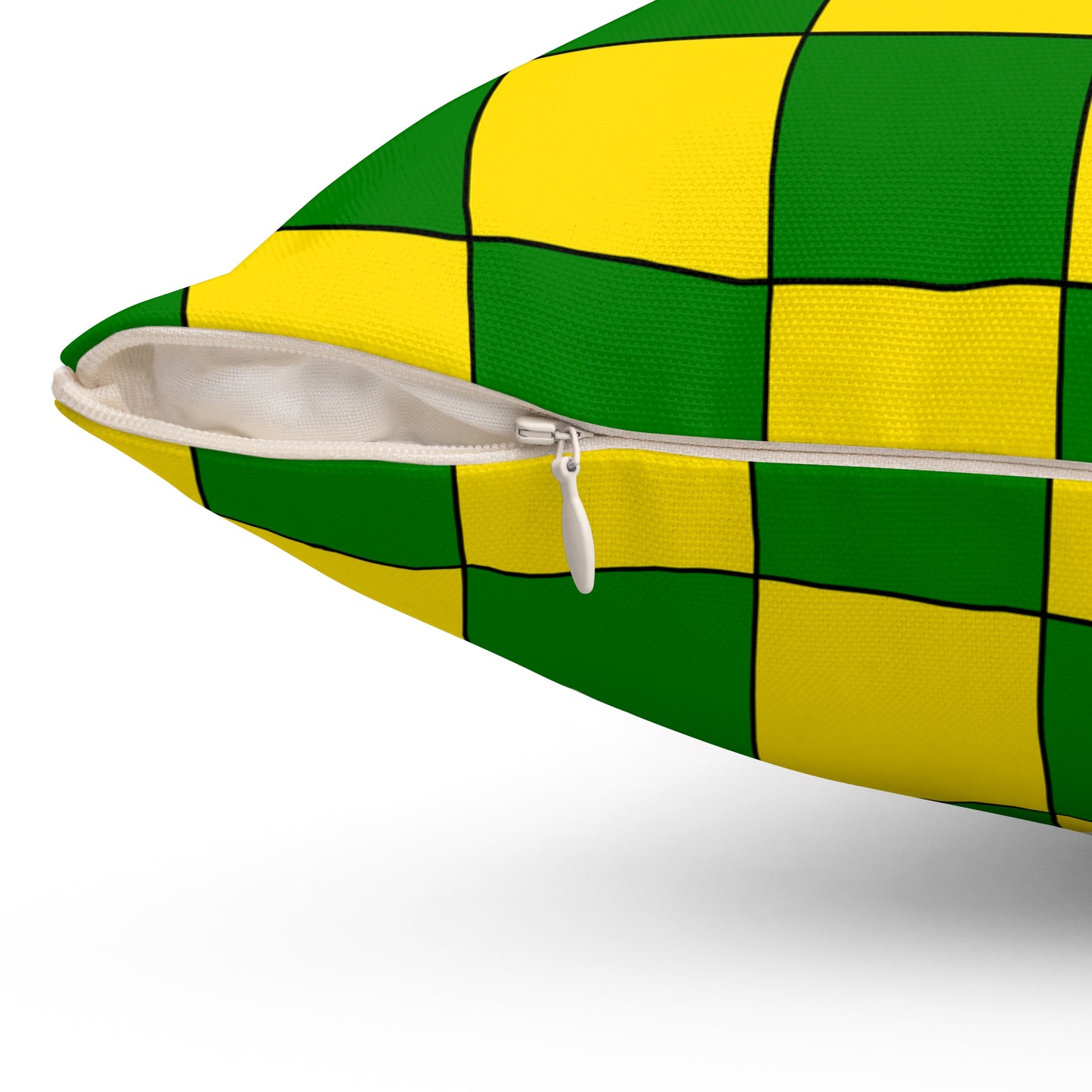 Cocos Islands Retro Check Cushion Pillow
