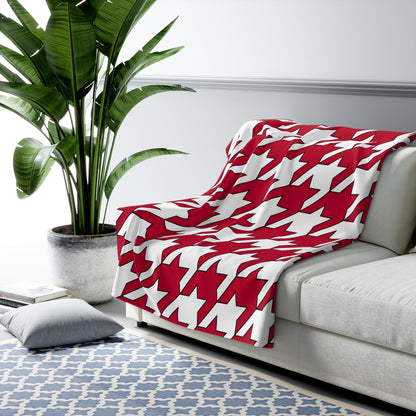 Japan Retro Houndstooth Blanket Throw