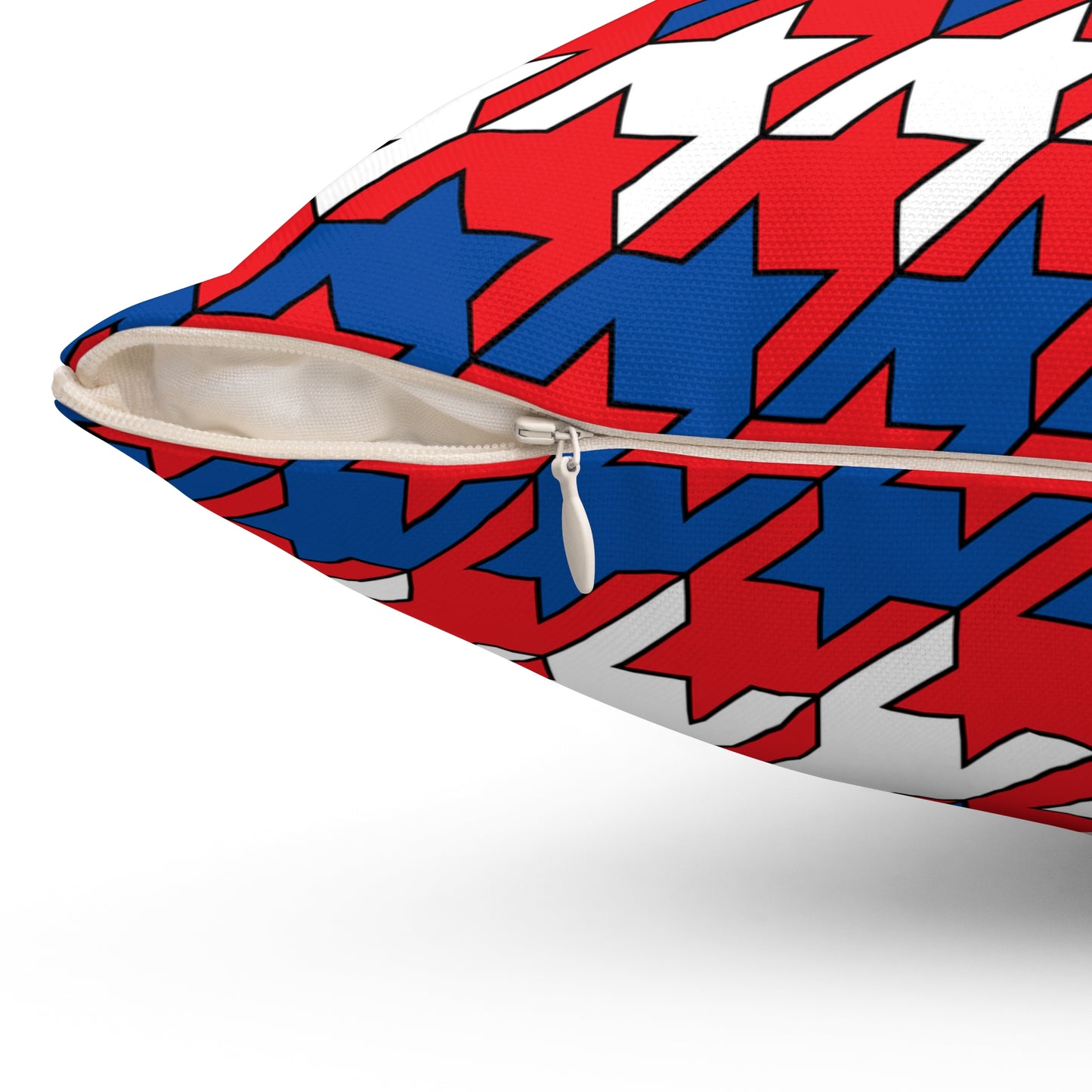 Slovakia Retro Houndstooth Cushion Pillow