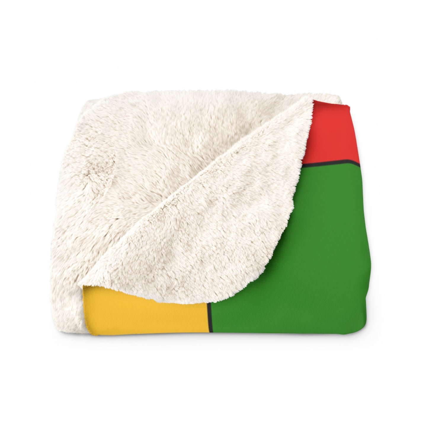 Ethiopia Retro Check Blanket Throw