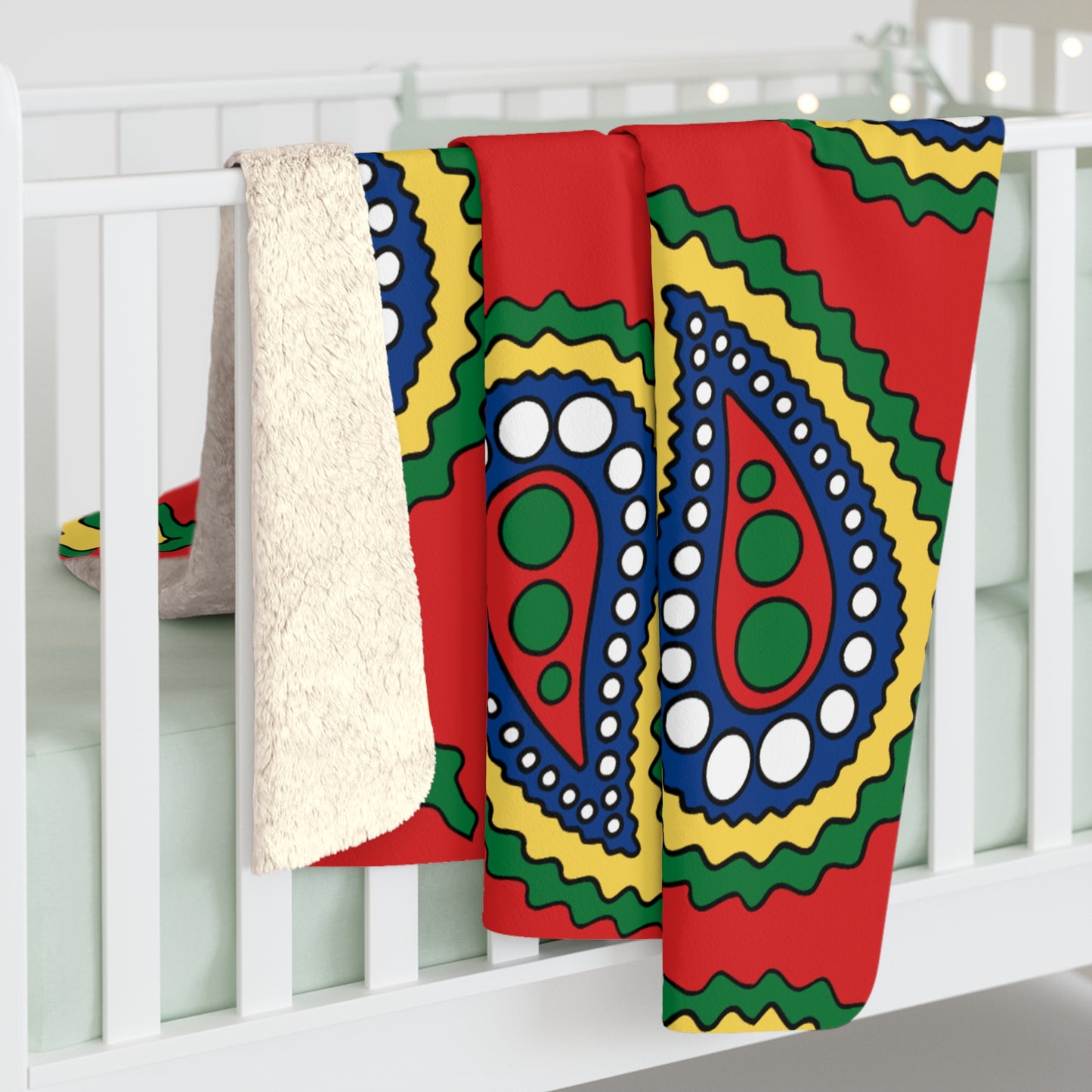 Seychelles Retro Paisley Blanket Throw