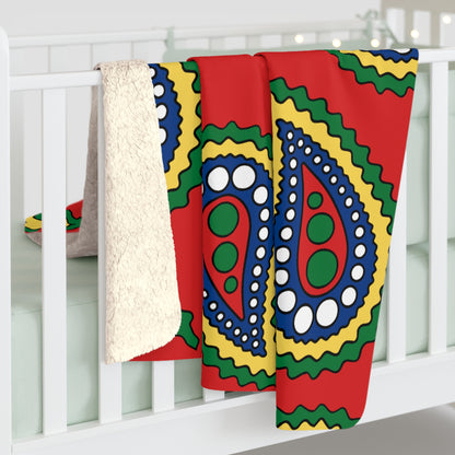Seychelles Retro Paisley Blanket Throw